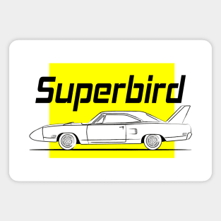 Racing Super Bird Yellow Vintage Magnet